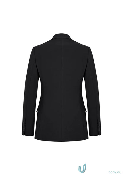 Black tailored blazer from the Siena Longline Jacket collection for women