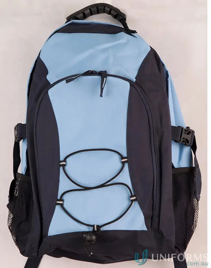 Smartpack Backpack with two-tone blue and black design, perfect for your winning spirit and personal style