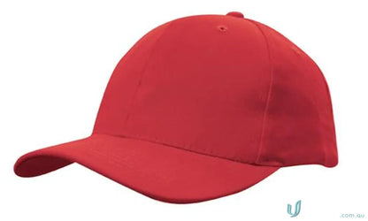 Red SnapBack Cap with high stock range and customizable imprint for wide days