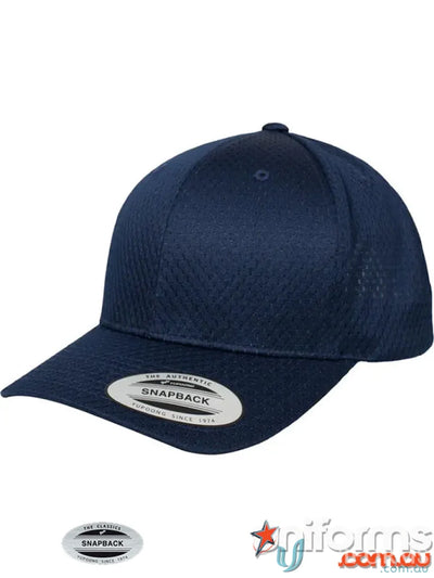 Navy blue sports cap made from sports mesh, perfect for your team uniforms