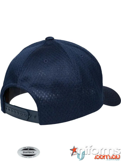 Navy blue snapback baseball cap perfect for sports cap fans and uniforms