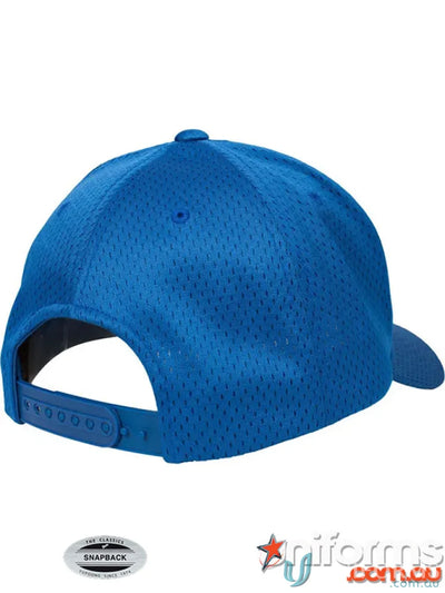 Blue mesh sport cap for sports uniforms and casual wear in the Snapback Sports Cap collection