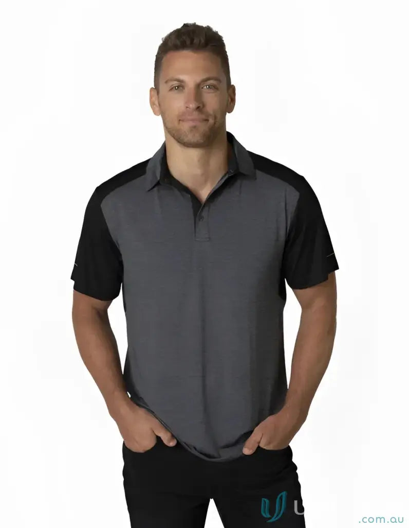 Men’s Soft Touch Shoulder Polo with aegis microbe shield and cooldry moisture tech