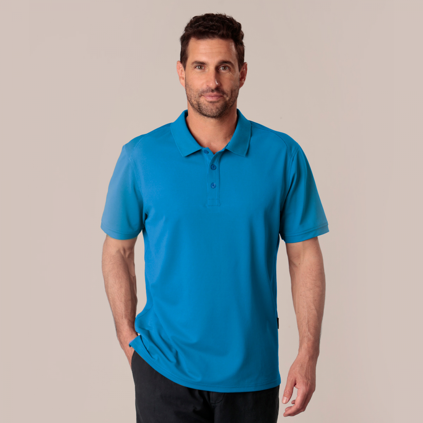 Sorona SS Polo - Ocean Blue / A(XS) - POLO