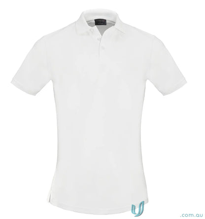 White short-sleeved Sorona SS Polo shirt ideal for cool dry uniforms and workwear