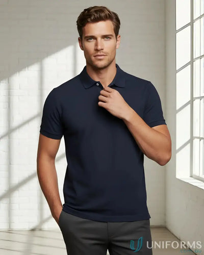 Mens neon short short sleeve polo from Biz Collection Mens Sorrento Polo