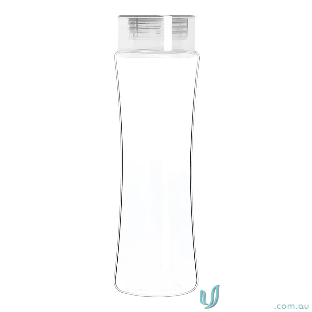 Clear hourglass-shaped Sparta 500ml Tritan water bottle, durable BPA-Free water bottle