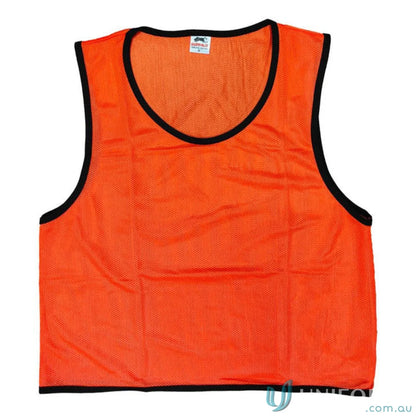 Orange sports mesh training vest perfect for active workouts and sports training