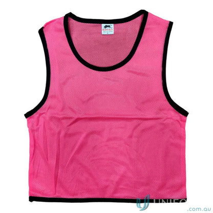 Pink mesh sports training vest perfect for workouts in the sports mesh training collection