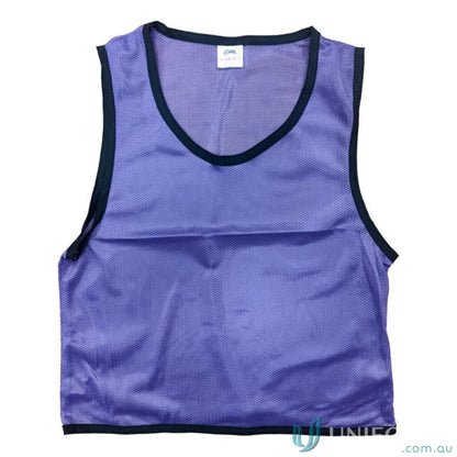 Purple mesh sports vest for ultimate sports mesh training and comfort