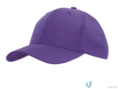 Purple baseball cap from Sports Ripstop Cap with wide fit and high stock range