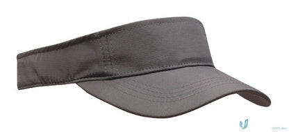 Gray sun visor from Sports Ripstop Visor, high-quality wide style for uniforms