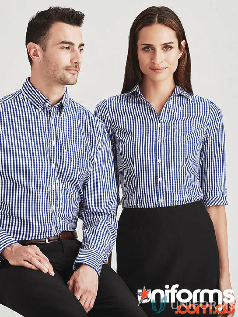 Matching blue and white striped Springfield Ladies 3qtr Shirt for women’s Springfield fashion