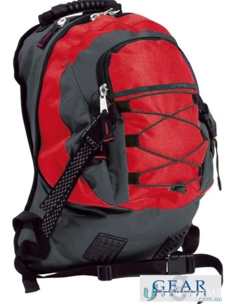 Stealth Backpack red gray quick release bag orders โ UNIFORMS.COM.AU