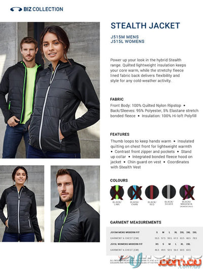 Stealth Hoodie from mens stealth collection showing thumb loops and sleek design