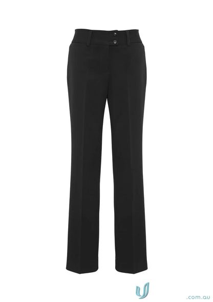 Black straight-leg dress pants from Stella Perfect Pant for women’s biz collection