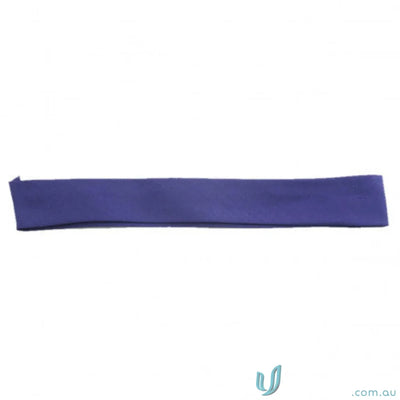 Purple elastic headband used as a hat band for Straw Fedora sold separately uniforms