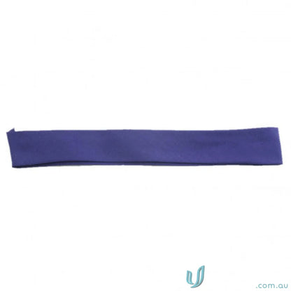 Purple elastic headband used as a hat band for Straw Fedora sold separately uniforms