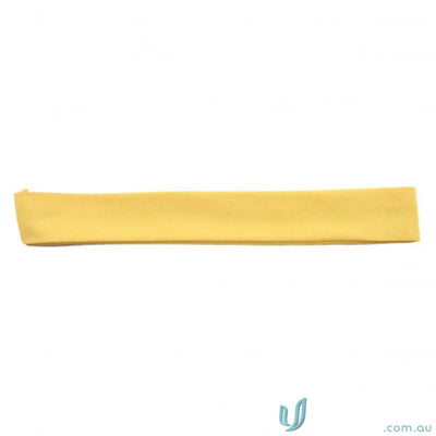 Yellow rectangular hat band for Straw Hat Band, perfect for uniforms and workwear