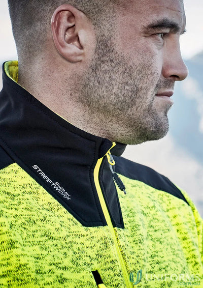High-visibility high-tech zip pullover ZT380 from Syzmik Streetworx Reinforced collection