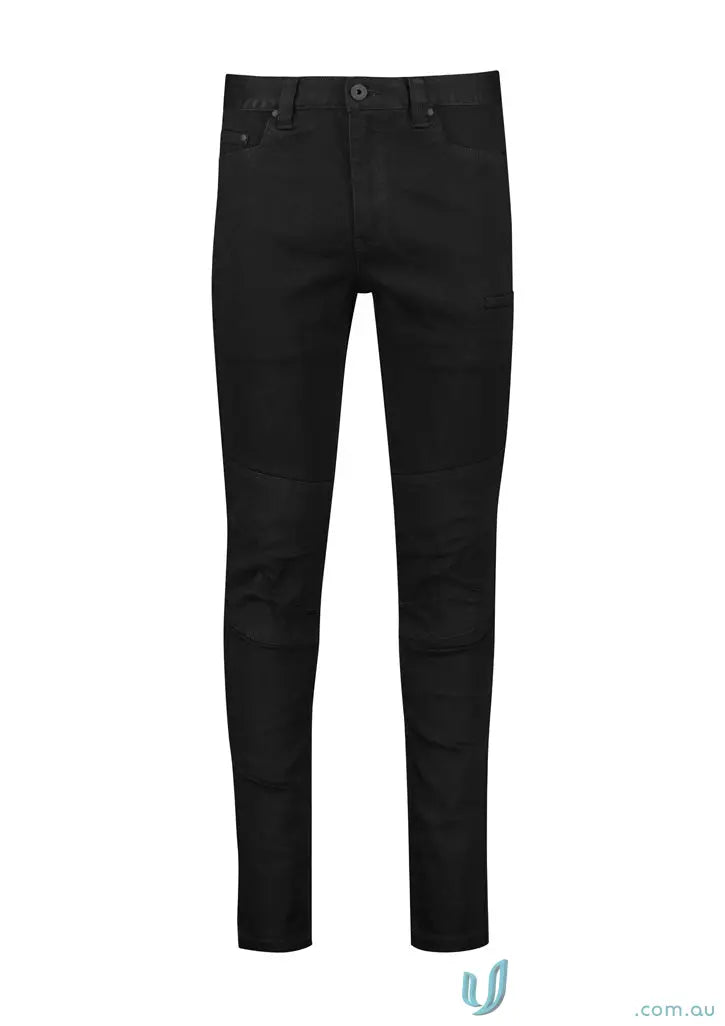 Black slim-fit jeans from Streetworx Stretch Jean showcasing demand performance and men’s streetworx stretch style