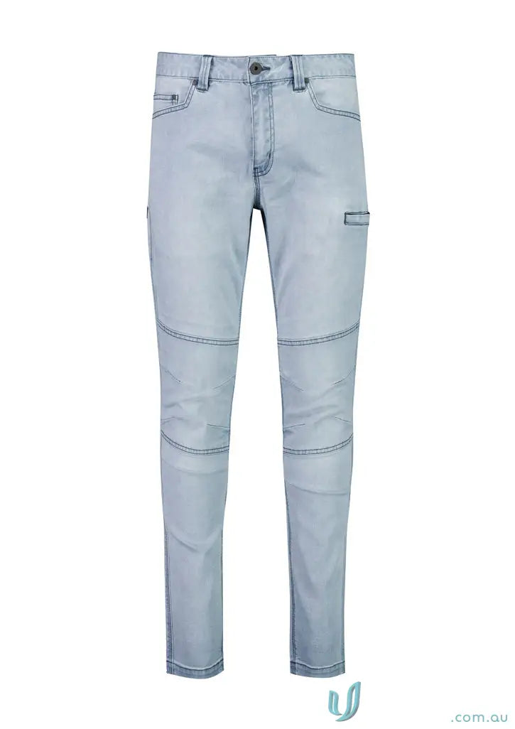 Light blue denim pants from Streetworx Stretch Jean for demand performance men’s streetworx stretch