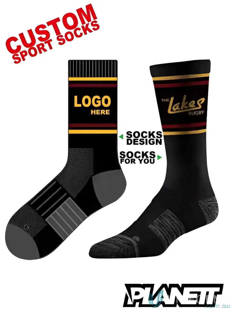 Customizable sports socks for your team or workout, perfect as custom sports socks