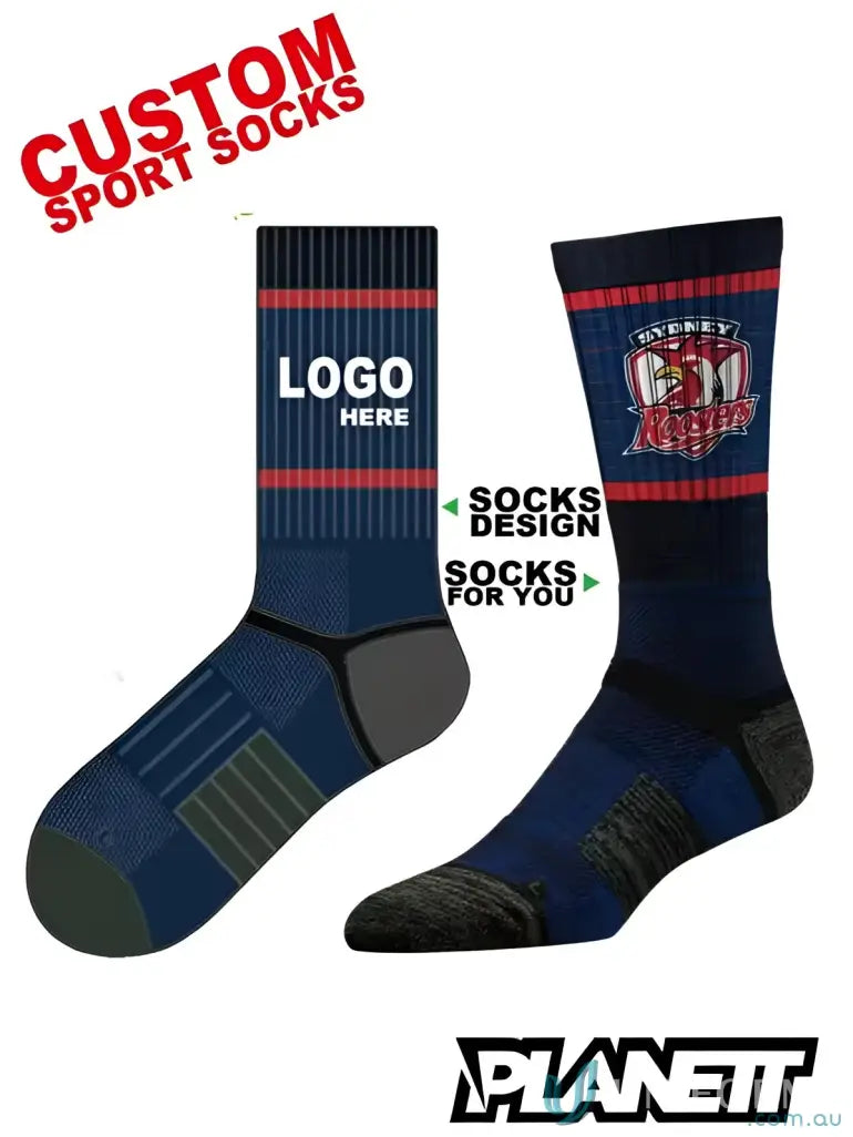 Customizable sports socks perfect for your team or workout, made with quality materials