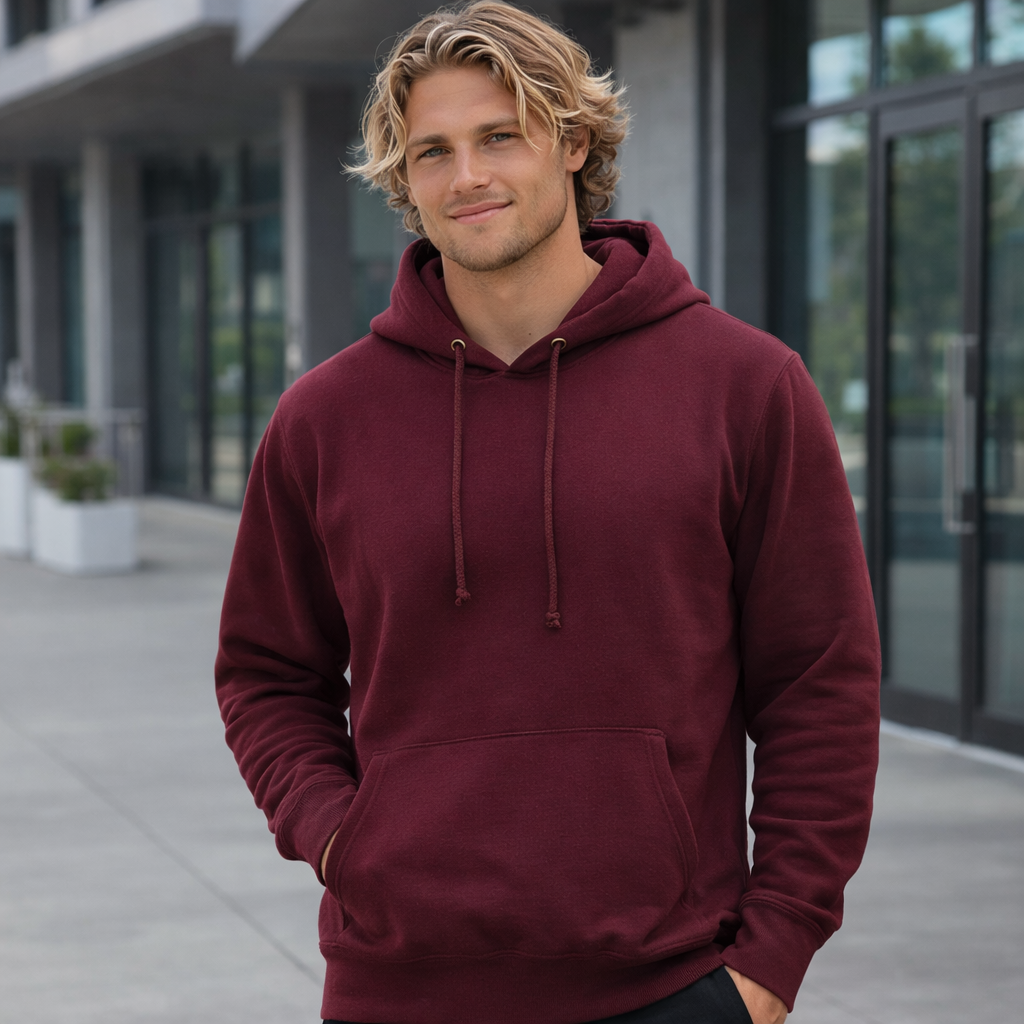 SubZero fl07 warm hug fleece hoodie with drawstrings and pocket
