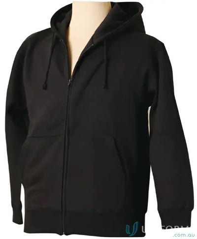 Kids Double Bay zip hoodie with black zip-up hoodie design perfect for winning spirit