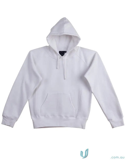 SubZero Ladies Hoodie white hooded sweatshirt from the fl08 warm hug fleece hoodie collection