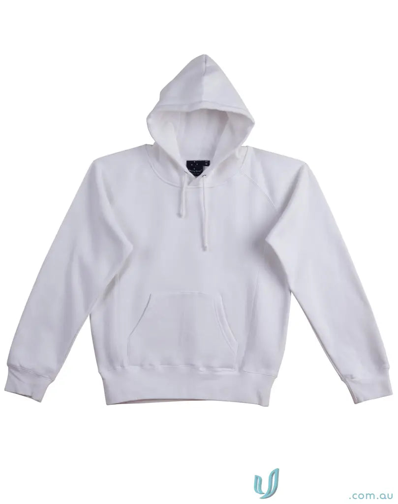 SubZero Ladies Hoodie white hooded sweatshirt from the fl08 warm hug fleece hoodie collection