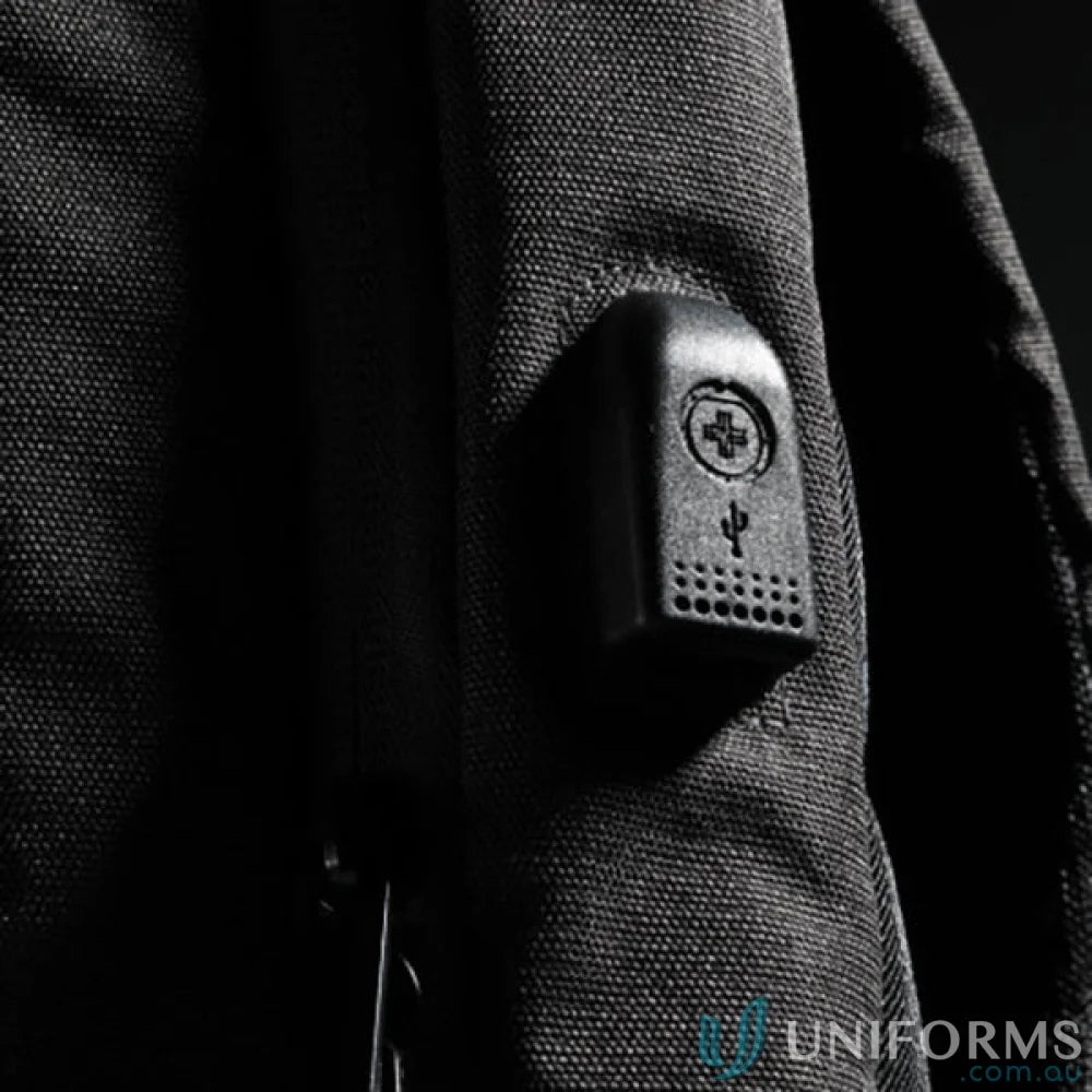 Swissdigital Arosa Backpack with USB port, perfect for carrying work uniforms and gear