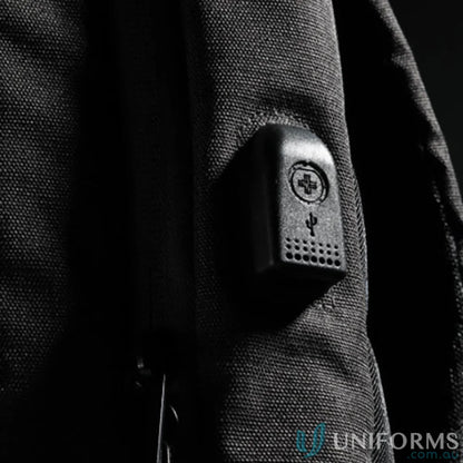 Swissdigital Arosa Backpack with USB port, perfect for carrying work uniforms and gear