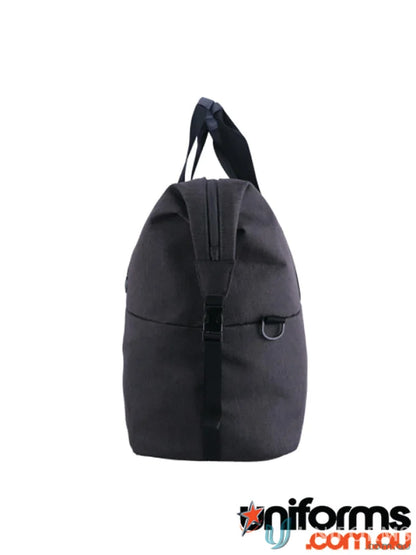 Black Swissdigital Arosa Duffle Bag with handles perfect for work uniforms or workwear