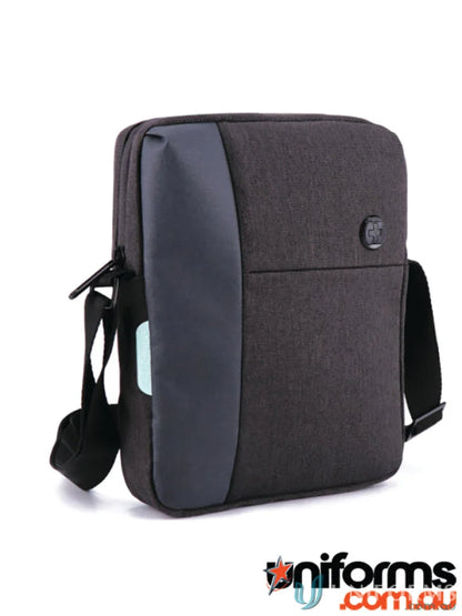 Black Swissdigital Arosa Shoulder Bag on Swissdigital Arosa for stylish carry options
