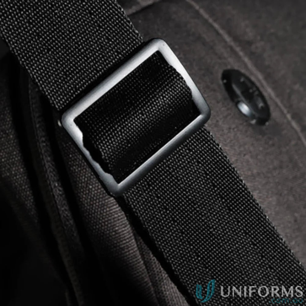 Black nylon strap with metal buckle for Swissdigital Arosa Shoulder Bag look stylish and durable