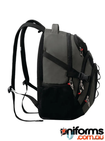 Swissdigital Vector Backpack in gray and black perfect for workwear and uniforms