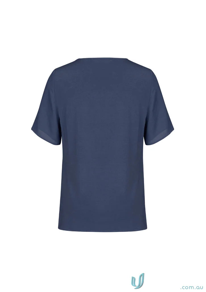 Blue Sydney Top short sleeve RT065LS perfect for elegance meets everyday style