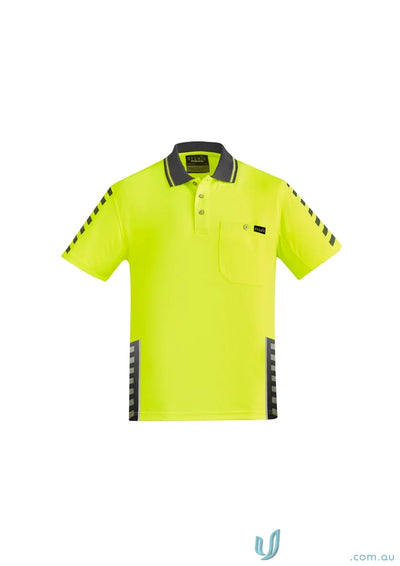 High-visibility vis Komodo Syzmik men’s short-sleeve polo shirt sleeve polo Zh320