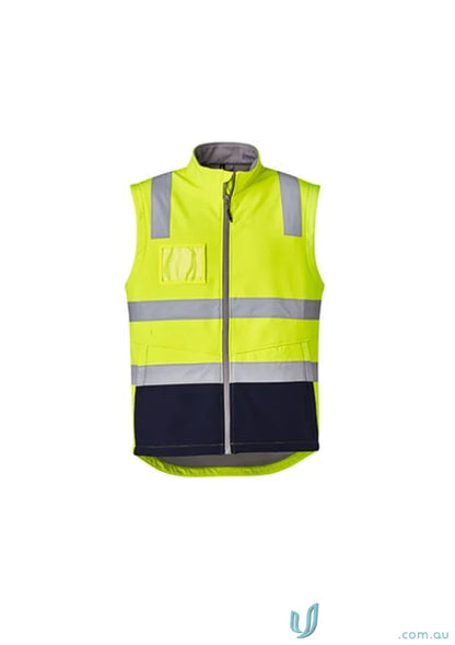 High-visibility Syzmic Unisex Hivis Softshell Vest for safety and comfort