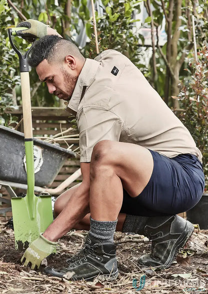 Gardener in Syzmic Lightweight Outdoor Shorts for stay cool all-day comfort