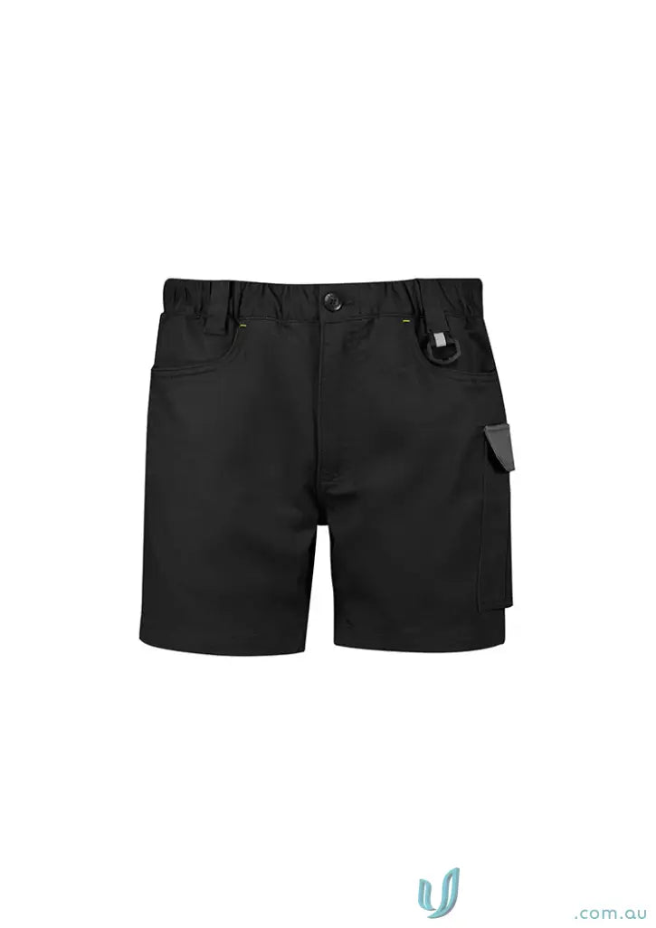 Black rugged cooling stretch work shorts from Syzmic Rugged Cooling Stretch Short Short