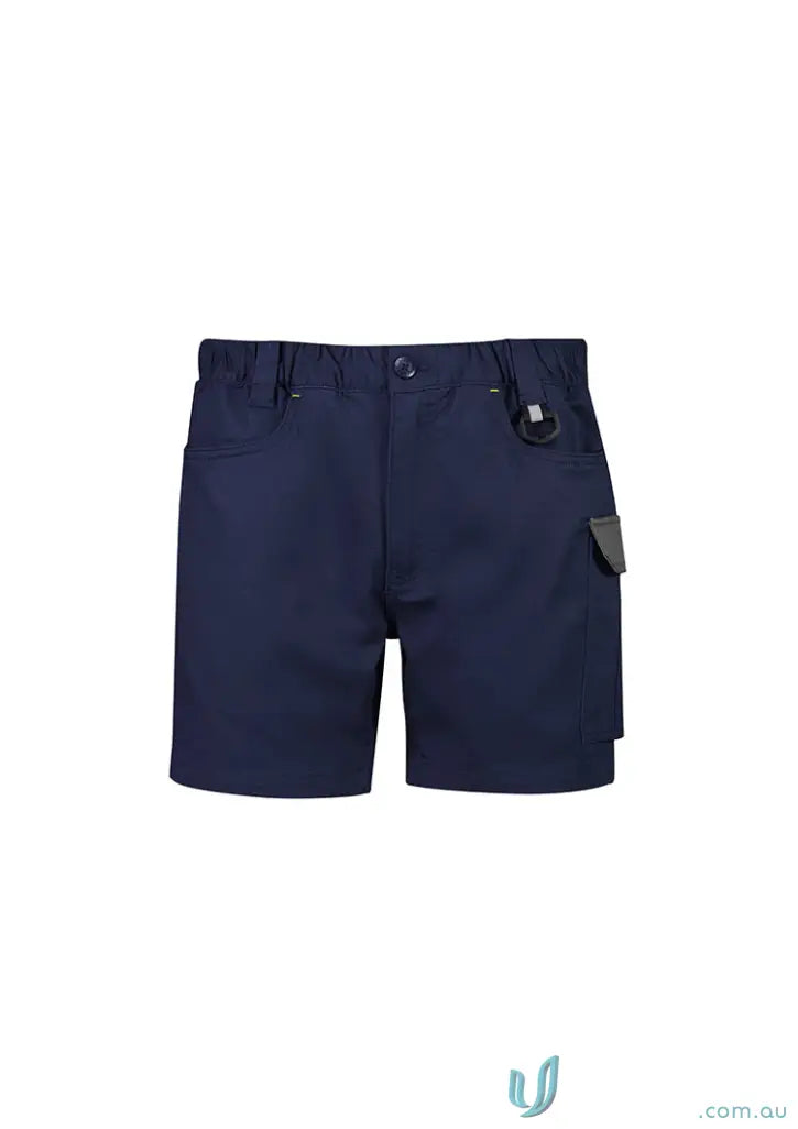 Navy blue Syzmic Rugged Cooling Stretch Short Work Shorts perfect for tough days