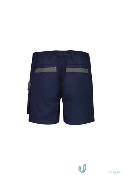 Navy blue Syzmic Rugged Cooling Stretch Work Shorts for tough, comfy wear