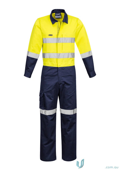 Syzmic Men’s Rugged HiVis Cooling Taped Overalls with Two-tone design and reflective stripes