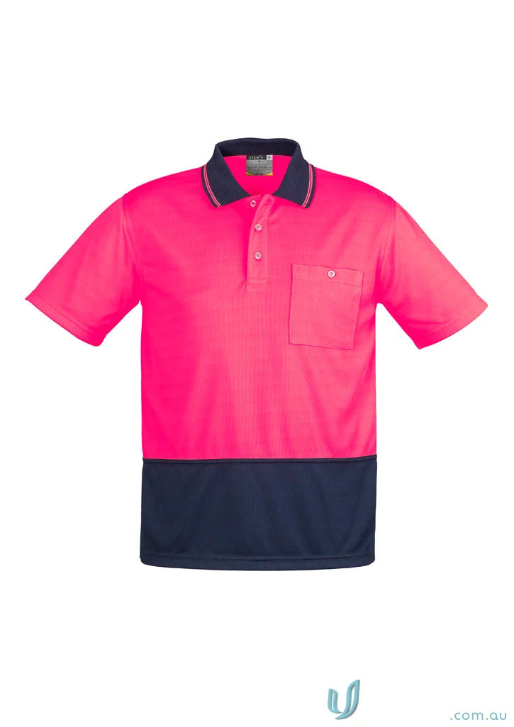 Two-tone short sleeve polo shirt from Syzmic Safety Splice SS Polo collection