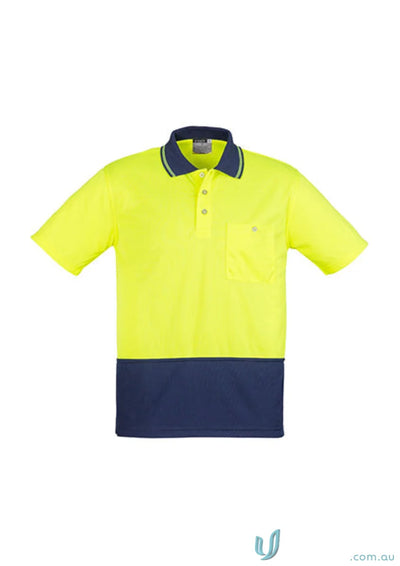 Two-tone short sleeve polo shirt from Syzmic Safety Splice VS Basic Short collection