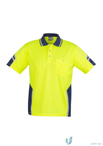 High-visibility short-sleeved polo shirt from Syzmic Squad Safety SS Polo series