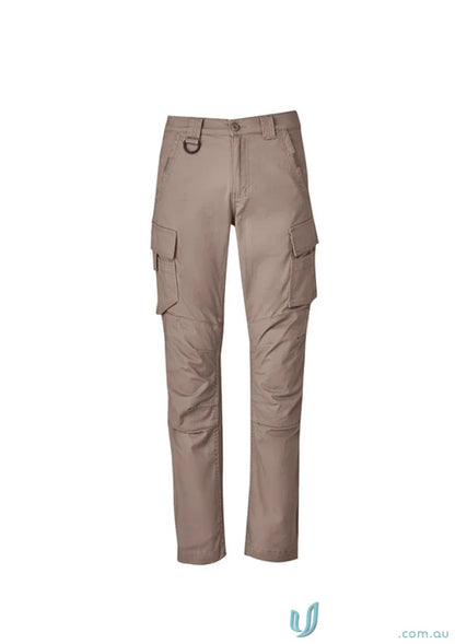 Syzmic Streetworx Men’s Curved Cargo Pants in Khaki for streetwear style